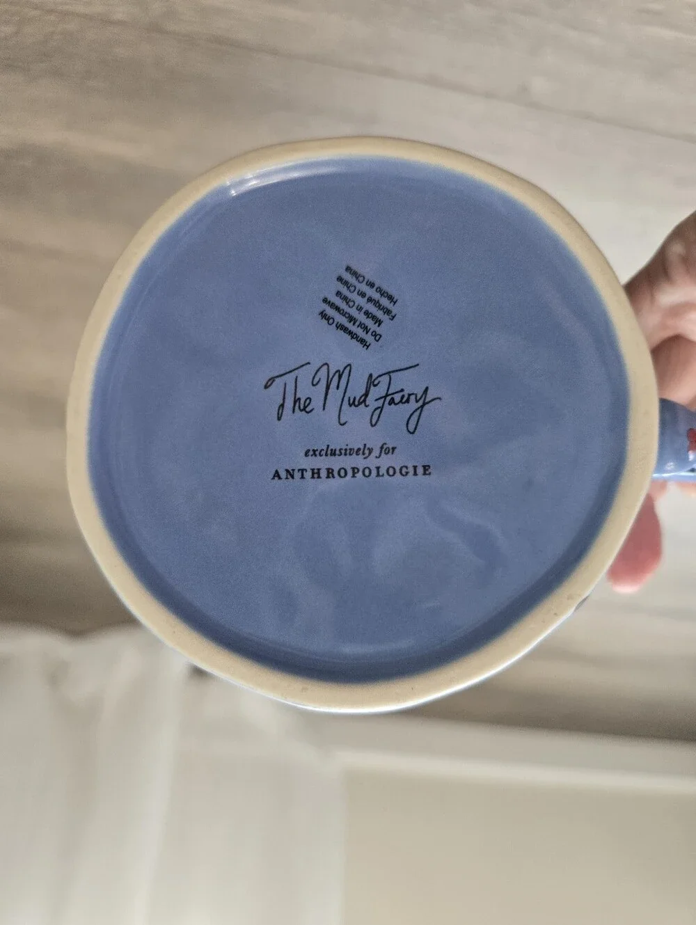 Anthropologie x The Mud Fairy Blooming Hearts Stoneware Mug Collectible